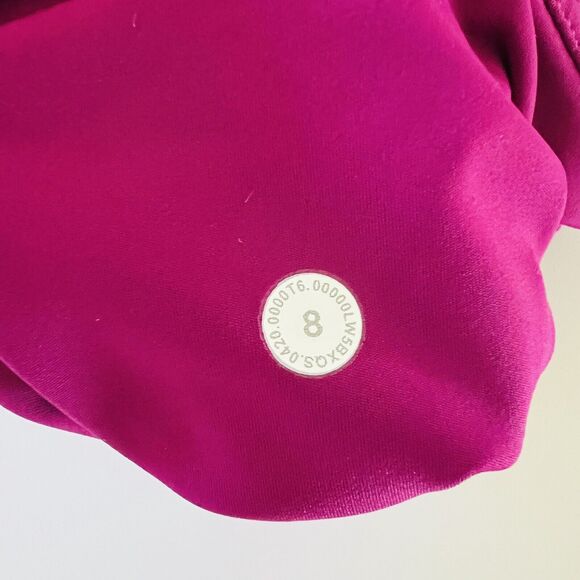 LULULEMON ATHLETICA Deep Fuchsia F & F HR 25" Tight Leggings - US 8 - Picture 7 of 8